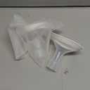 PumpMom-us 17mm Flange with Soft Rim, Breast Pump Shields Flanges for Medela, Replace Flange Compatible with Medela Breast Pumps PersonalFit, Freestyle, Maxflow, Freestyle Flex Swing Maxi Connector