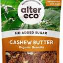 Alter Eco Cashew Butter Granola, Healthy, Organic Breakfast & Snack, Naturally Sweetened with Fruit, Vegan, No Artificial Sugars or Additives, Regeneratively-Farmed Oats (Cashew Butter - 1 Pack) (EXP 08/04/26)