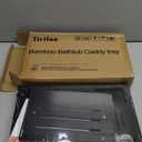 Yirilan Bamboo Bathtub Tray Caddy,Black