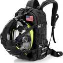Motorcycle Cycling Helmet Backpack, Large Capacity Waterproof Helmet Holder, Storage Bag Hiking Backpack