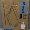 20 Inch Acacia Wood Ottoman Tray for Living Room - Coffee Table Trays, Serving Tray with Handles for Ottoman Table, Decorative Trays for Home Decor, Charcuterie Boards (Walnut Color) (20" x 14" x 2.3")