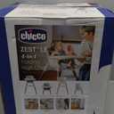 Chicco Zest LE 4-in-1 Folding High Chair, Feeding Chair, Toddler Chair and Youth Stool, Multi-Use Easy Clean High Chair | Crema/White