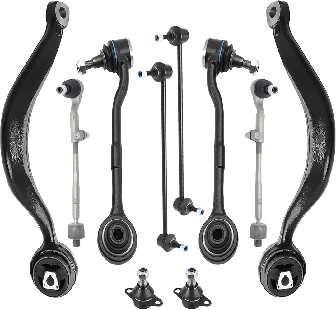 10pcs Front Lower Control Arm Ball Joint Suspension Kit Compatible with BMW E90 Xi AWD 3 Series 325xi 330xi 328xi 335xi 328i xDrive 335i xDrive and X1