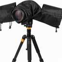 REFLEX CAMERA Universal Protective Waterproof DSLR/SLR Rain Cover with Drawstring Sleeves & Clear Viewing Window for Sony, Canon, Nikon, Panasonic, Lightweight Nylon Protection for All-Weather Outdoor