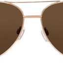 Peepers by PeeperSpecs Womens Ultraviolet Reading Aviator Sunglasses, Black, 2.00