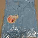 Boladeci Women's Golf Polo Shirts Short Sleeve UPF 50+ Sun Protection 4-Button Tennis Collared Shirts (Blue, S)