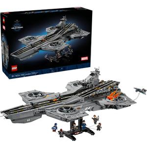 LEGO Marvel S.H.I.E.L.D. Helicarrier - Collectible Building Set for Adults, Ages 18+ - Marvel Bedroom or Home Office Decor - Includes 6 Minifigures - Gift for Men & Women - 76354
