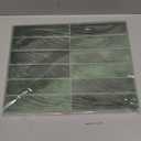 LONGKING 10-Sheet Green Peel and Stick Backsplash for Kitchen Wall, Kitchen Backsplash Tiles, Wall Tiles, 11.4" x 9"