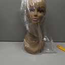 18 Life-Size Realistic Female Mannequin Head with Shoulders Plastic Display Model for Wigs, Hats, Sunglasses & Jewelry