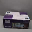 Fanyank Ceiling Fans with Lights-Crystal Ceiling Fan,52" Low Profile and Remote Control, Flush Mount, Reversible, 3CCT, Dimmable, Noiseless, Black Ceiling Fan for Bedroom