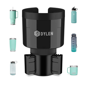 DYLEN Car Cup Holder Expander, Cup Holder Extender Adapter for Car with Expandable Insert, Compatible with Yeti 20/26/30oz, Hydroflask 32/40oz, Large Water Bottles in 3.0"-4.1"