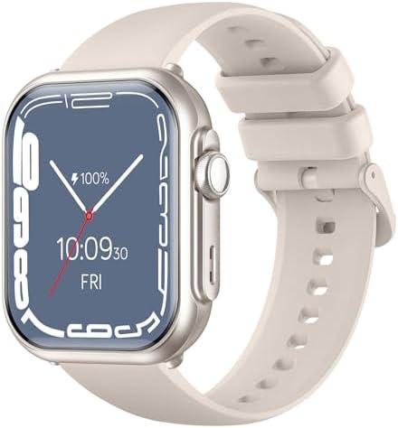 RUXINGX Smart Watch for Women Men: 30-Day Battery Life Smartwatch with SpO2 Blood Oxygen/Heart Rate Monitor, Sleep Tracking, Bluetooth Calls for iPhone Android, 120+ Sports Modes, IP68, Gray