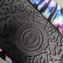 L-RUN Multi-Style Home Slippers, Comfy Fabric, Non-Skid, Ideal for Relaxing at Home Tie Dye Women:7-7.5, Men:5.5-6 M US
