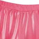 Vogseek Gymnastics Leotards for Girls with Shorts Sparkly Ballet Dance Unitards Biketards Kids Activewear (6-7 Years, Yellow)