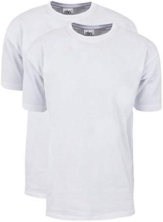 Shaka Wear Men's T Shirt – 2 Pack 7 oz Max Heavyweight Cotton Short Sleeve Crewneck Tee Top Tshirts Regular Big Size, XL