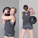 REP Weighted Slam Balls | 10 lb | Exercise and Fitness Balls for Strength Training, Soft Rubber Grip, Non-Bounce Medicine Ball | Crossfit, Home Gym, Fitness, and Core Workouts | Black