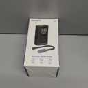 Syncwire Tire Inflator Portable Air Compressor - 150PSI 2X Faster Inflation Smart Air Pump for Car Tires [Extra-Large LCD] with Digital Pressure Gauge, Auto Shut-Off for Car, Motorcycle, Bike & Balls (Black)