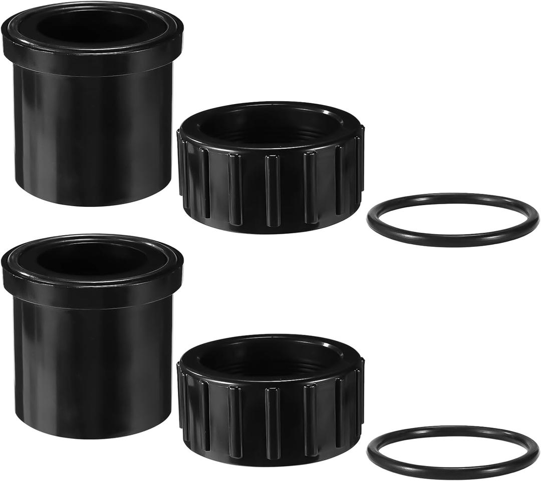 Lyreh 2pcs 350157 Union Replacement Kit for Pentair Superflo, Pool Pump Union Parts Compatible with Pentair Superflo & SuperFlo Variable Speed Pool Pump