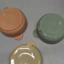 3 Pack Baby Bowls, Suction Bowls for Baby and Toddlers, BPA Free Food Grade Silicone Bowl Feeding Supplies, Dishwasher and Microwave Safe, Multicolor (Pink)