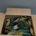 Puleo International 6 ft x 9" Garland with Magnolia Leaves & Pine Cones