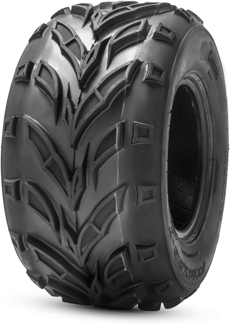 HALBERD 16x8-7 Sport ATV Tires, 16x8x7 Go-Kart ATV UTV Off-Road Tires Tubeless All-Terrain Mud Sand Trial 4PR (Pack of 1)