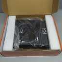 2025 Upgraded 10" 1200W Slim Under Seat Powered Car Subwoofer, Car/Truck Sub Built in Amplifier for Outstanding Heat Dissipation, Powerful bass and Blue LED (Blue Light)