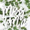 Bridal Shower Decorations Miss to Mrs Sign for Batcholette Party Table Centerpieces Wedding Plastic Photo Booth Props for Wedding Party Decorations Supplies