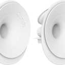 2pc M9 Upgraded Double-Sealed Flange 21mm Only Compatible with Momcozy Upgraded Mobile Flow M9, 21mm Flange, BPA Free, Comfort Pumping, Not Mom Cozy Original Parts, 2pcs-21mm