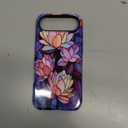 for iPhone Air Case, Wireless Charging Compatible, Dual-Layer Soft Silicone + Hard Shell with Cute Aesthetic Wildflower Design,Protective Phone Cover for iPhone 17 Air - Vibrant Lotus Flower