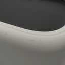 funest Bathroom Trash Cans, Garbage Can with Press Type Lid,10L Dogproof Slim Plastic Narrow Trash Bin