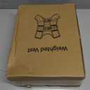 Weighted Vest, 12lb for Men, Women with Reflective Stripe, Weight Vests Adjustable for Workout, Strength Training, Running, Fitness, Muscle Building, Weight Loss clearance (Black)