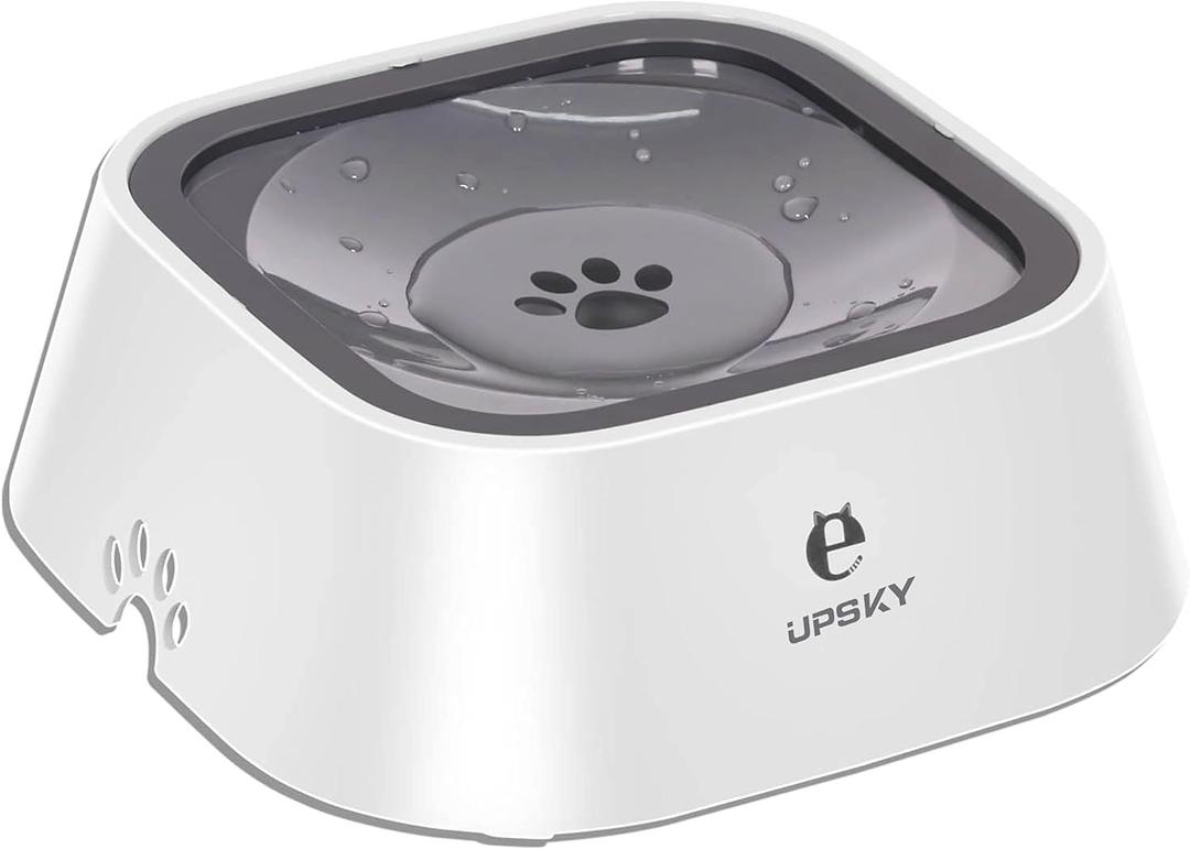 UPSKY No-Spill Pet Water Bowl, Slow Water Feeder, No-Slip Pet Water Dispenser 35oz Feeder Bowl for Dogs and Cats