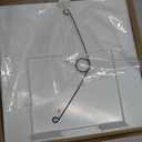 12"x12" Adjustable Spring Loaded Access Panel for Drywall,Plastic Drywall Ceiling Access Panel for Plumbing,White Wall Hole Cover Plate 12 Inches