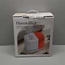 Evaporative Humidifier for Bedroom (No Mist)  Dishwasher Safe, No White Dust, Smart Remote with Sensor, Red Sleep Light, White Noise, Nursery Humidifier with 2.5L Tank, 2 Filters & Aroma Kit