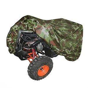 TESWNE Universal All Weather ATV Cover Waterproof Dust Sun Wind Proof Outdoor ATV UV Cover -Camouflage (XXL)