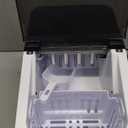 Aeitto Ice Maker Countertop 26lbs/24H, Ice Machine 8 Ice Cubes Ready in 6 Mins, 2 Sizes of Bullet Ice Portable Ice Makers with Basket & Scoop, Auto Self-Cleaning for Home/Kitchen/Office Stainless