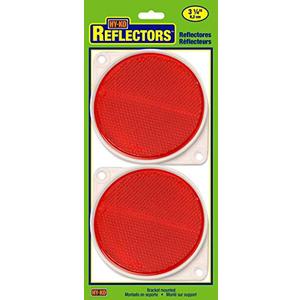 Hy-Ko Products CDRF-3R Nail On Reflector 3 1/4 Diameter Red, 0.5 Ounce (Pack of 6)