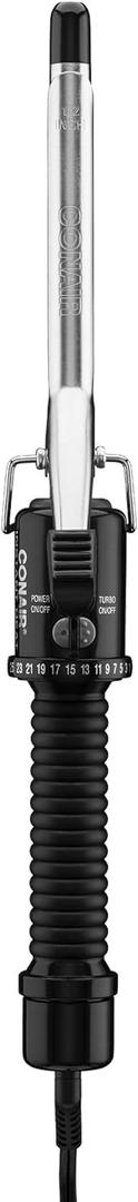 Conair Instant Heat 1/2-Inch Curling Iron, 1/2-inch barrel produces spiral curls  for use on short to medium hair (Black)