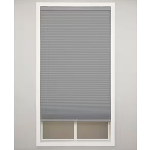 Light Gray CORDLESS CELL SHADE 41 1/2 x 64