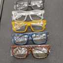 Eyekepper 5-pack Oversized Reading Glasses Square Large Frame Readers for Men and Women +1.50 | Large Frame Reading Glasses in Fun Colors, Clear Lens Ideal for Daily Reading, Durable Readers with Spring Hinges for Comfort