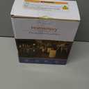 Homemory 10" x 4" Large Waterproof Outdoor Flameless Candles with Remote Control and Timer, Battery Operated Flickering LED Pillar Candles for Outdoor Larterns, Porch, Long Lasting, Set of 2 (Ivory White)