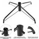 2 x Christmas Tree Stand for Artificial Tree Folding Stand, Replacement Xmas Tree Stand Base for 4 Ft to 7.5 Ft Artificial Trees,Fits 0.5-1.25 Inch Tree Pole