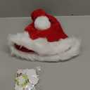 Christmas Hat Santa Hats for Adults Unisex Red Velvet Extra Thicken Xmas Hat for New Year Festive Holiday Party