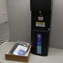 Brio 130 Series Top-Load Water Cooler Dispenser for 3- and 5-Gallon Bottles, Hot & Cold, Spill-Free Loading, Child Safety Lock, Energy Star 3.0, Black