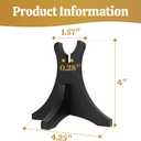 Sword Stand with Blade Slot Wood Samurai Katana Holder for Desktop Display Adjustable Weapon Display Stand for Long & Short Swords Dagger (Small - Single Tier)