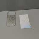 LONLI Hue for iPhone 17 Pro Case - Golden Floral Shockproof Phone Cover - [Shock-Absorbent Bumper] - Elegant, Unique and Aesthetic for Women and Girls, Gold Flower 