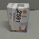 WiFi Smart Wall Light Switch,US Standard Voice Control Tempered glass panel, 2.4GHz Wi-Fi Touch Switches, Remote Control Smart Life/Tuya App, (2Gang-Black)