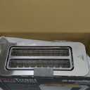 Mueller UltraToast Full Stainless Steel Toaster 4 Slice, Long Extra-Wide Slots for Bagels and Waffles, 6 Browning Levels, LED Display, Cancel/Defrost/Reheat Functions & Removable Tray, Kitchen Gadgets