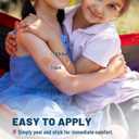 3 x Bite Itch Relief Patches 81 pcs for Kids & Adults, Instantly Reduce Swelling Itching, All-Natural Anti Itch Patches Kid-Friendly for Travel, Hiking, Summer Camp Essentials (Family Pack) (Khaki)