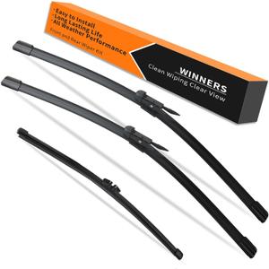 Windshield Wipers for Lincoln Corsair 2020 2021 2022 2023 2024, OEM Quality Wiper Blades Include Front 26 18 Inch and Rear Blade, Easy to Install Replacement Wipers Pack of 3